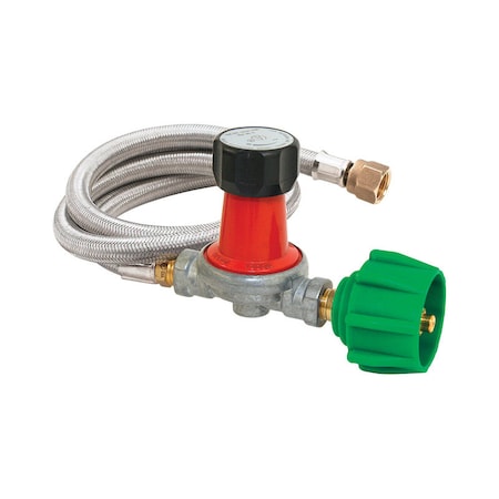 Bayou Classic Bayou Classic 48 in. L Stainless Steel High Pressure Regulator M5HPR-30